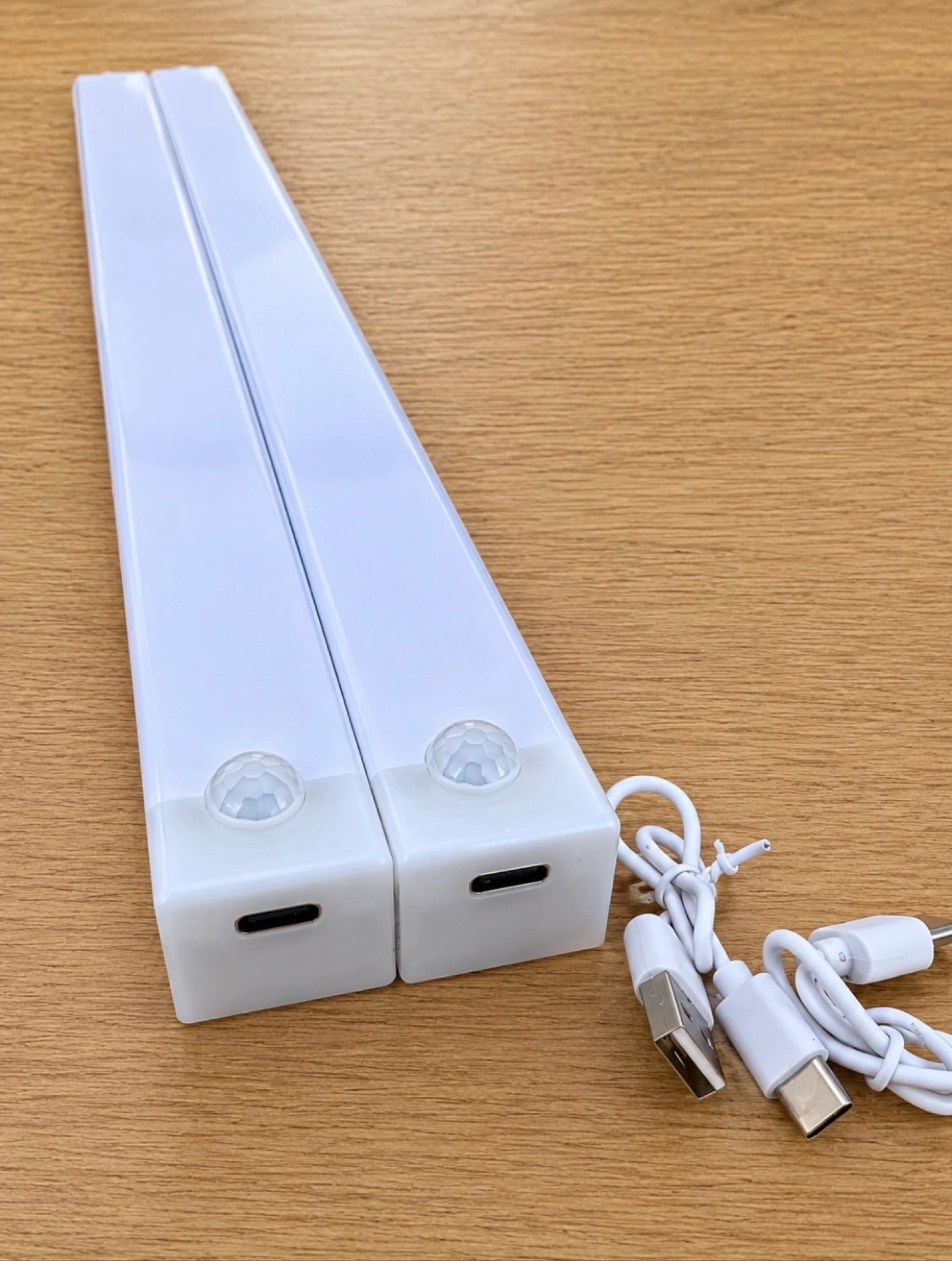 Pack 2 Barres LED 50cm avec Capteur de Mouvement Lumières d'Armoire Rechargeable USB – photo 5